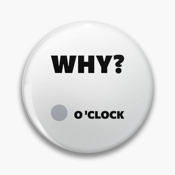 Item preview, Why O’Clock – A Time for Questions, Unique designed and sold by villacreativa.