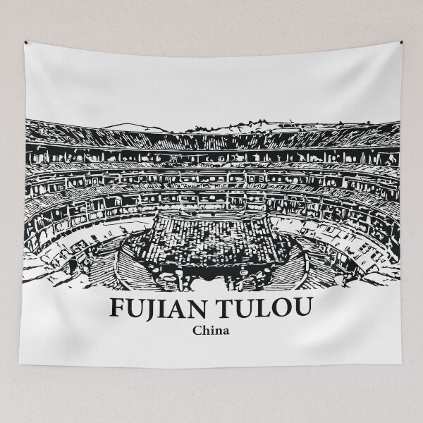 Item preview, Fujian Tulou - China designed and sold by Lakeric Cityscapes.