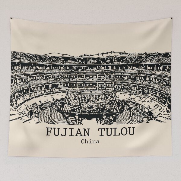 Item preview, Fujian Tulou - China designed and sold by Lakeric Cityscapes.