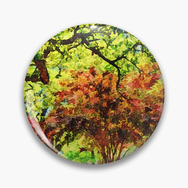 Item preview, Vibrant watercolor depiction of Washington Square Savannah Georgia designed and sold by GestaltImagery.