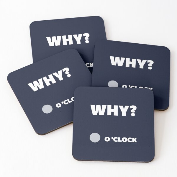 Item preview, Why O’Clock – A Time for Questions, Unique designed and sold by villacreativa.