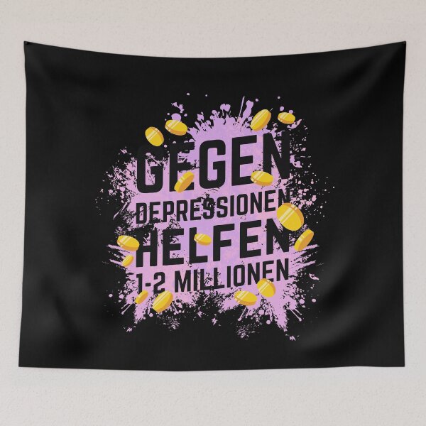Item preview, 1-2 million people help against depression designed and sold by BesasDesigns.