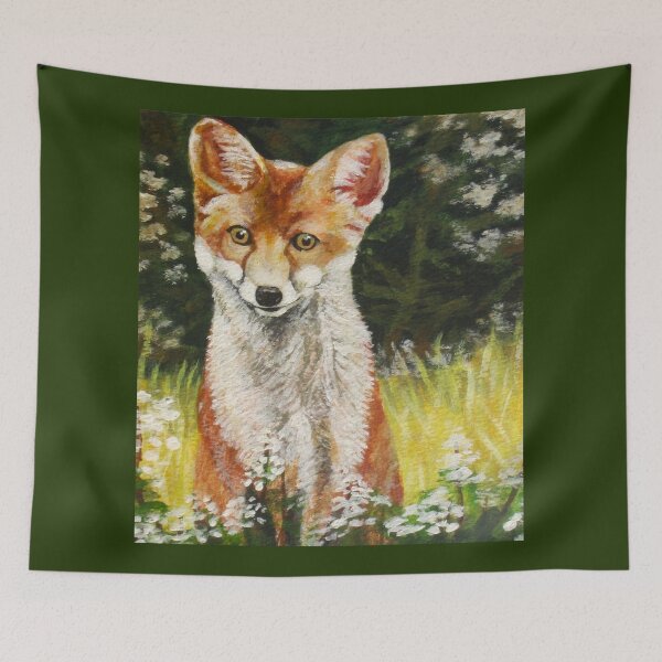 Item preview, Fox cub in the wild designed and sold by ARTwithDIRK.