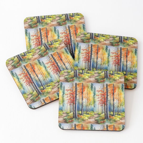 Item preview, Watercolor forest  designed and sold by RJsphotography and More.