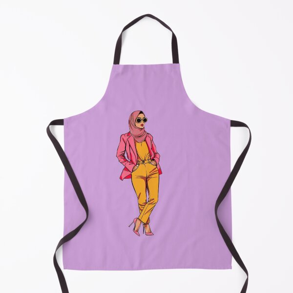Item preview, Chic Hijabi in Bold Pink & Yellow - Trendy Design | Ramadan designed and sold by ThisTee.