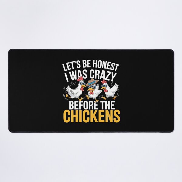 Item preview, Let's Be Honest I Was Crazy Before The Chickens - This funny gift is perfect for chicken lovers, poultry keepers, and people with a great sense of humor! designed and sold by ZyziowskyArt.