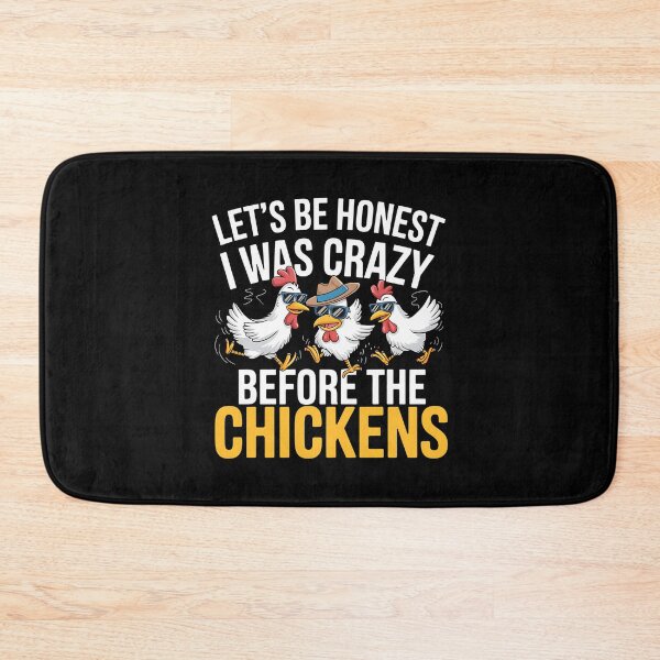 Item preview, Let's Be Honest I Was Crazy Before The Chickens - This funny gift is perfect for chicken lovers, poultry keepers, and people with a great sense of humor! designed and sold by ZyziowskyArt.