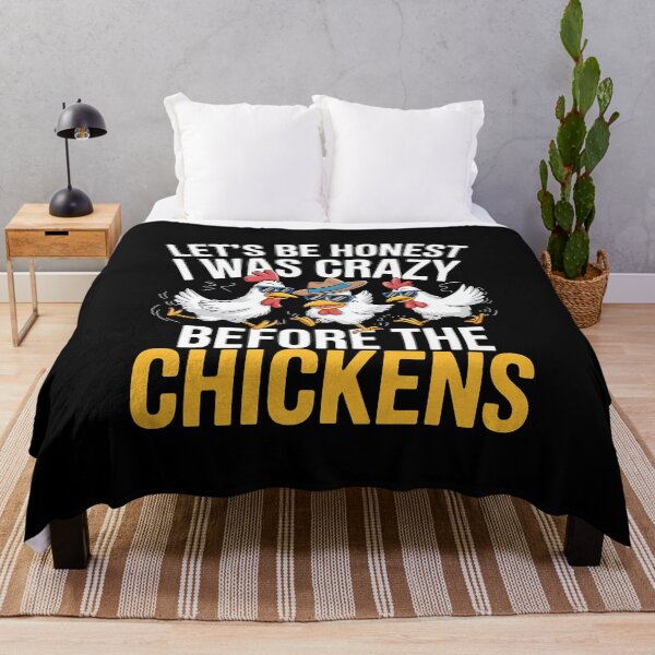 Item preview, Let's Be Honest I Was Crazy Before The Chickens - This funny gift is perfect for chicken lovers, poultry keepers, and people with a great sense of humor! designed and sold by ZyziowskyArt.