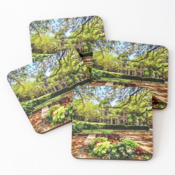 Item preview, Watercolor depiction of Warren Square in Savannah Georgia designed and sold by GestaltImagery.