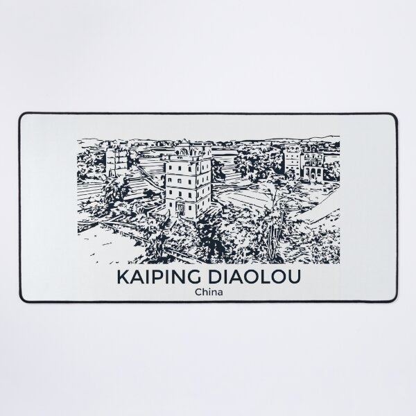 Item preview, Kaiping Diaolou - China designed and sold by Lakeric Cityscapes.