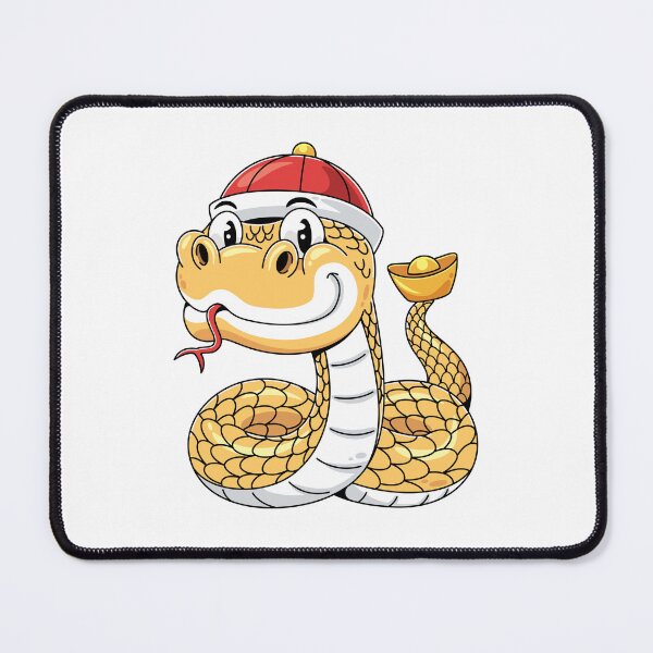 Item preview, Cartoon Golden Snake Character Illustration designed and sold by sararoom.