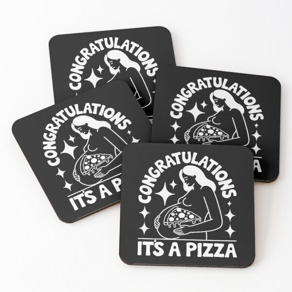 Item preview, Funny Pregnancy Announcement - ‘Congratulations It’s a Pizza’ Design designed and sold by love3617.