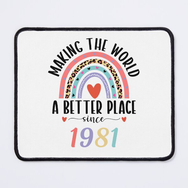 Item preview, Making the World a Better Place Since 1981 designed and sold by CreatedbyKandJ.