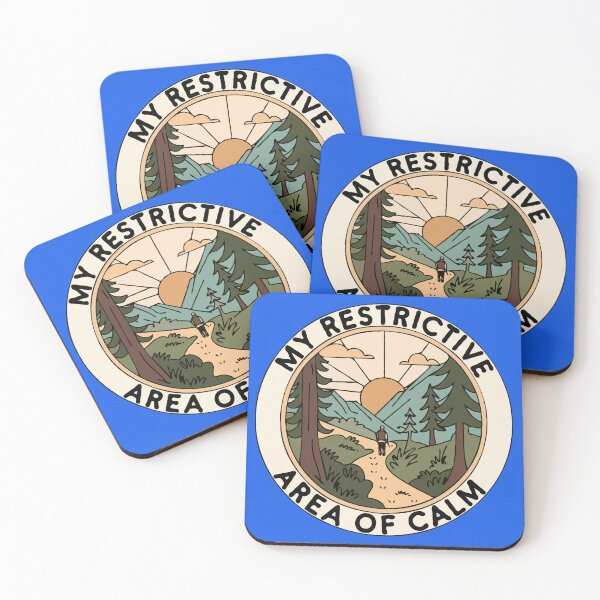 Item preview, My Restrictive Area of Calm and Relaxation - Hiking for Mental Health designed and sold by MSMPrintDesign.