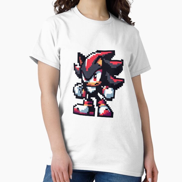 Item preview, Pixel Shadow the hedgehog, Sonic the hedgehog designed and sold by yyamato.