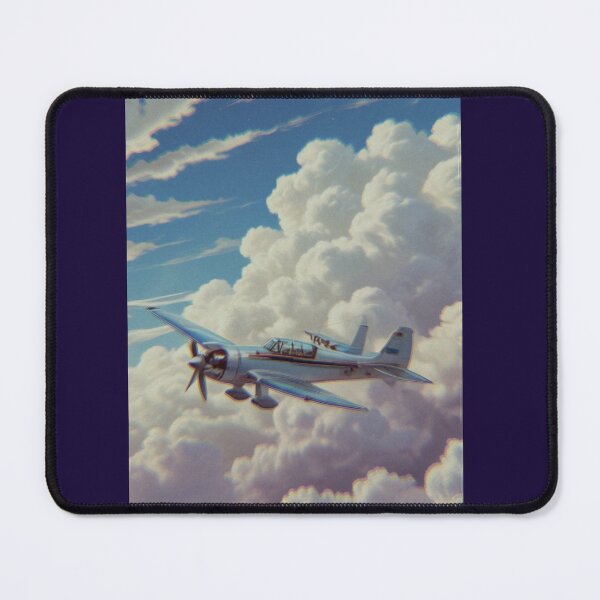 Item preview, Plane and Clouds designed and sold by Retro-Flute.