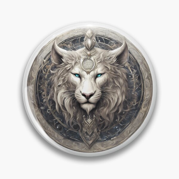 Item preview, Celestial White Lion – Mystical Zodiac Leo Design designed and sold by MystiqSlav.