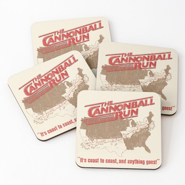 Item preview, The Cannonball Run Map designed and sold by ourkid.
