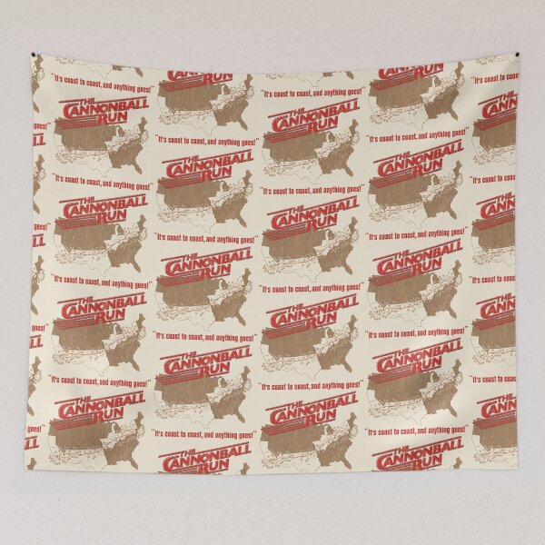 Item preview, The Cannonball Run Map designed and sold by ourkid.