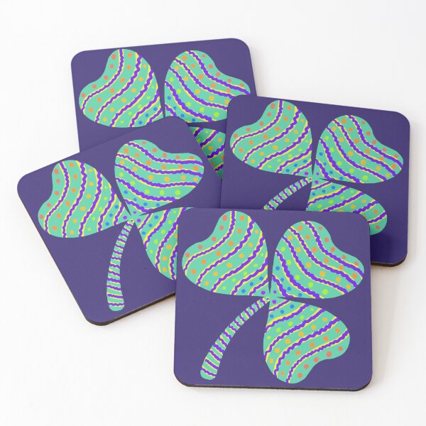 Item preview, Wild white clover leaf, shamrock with texture 3 designed and sold by ZorianArt.