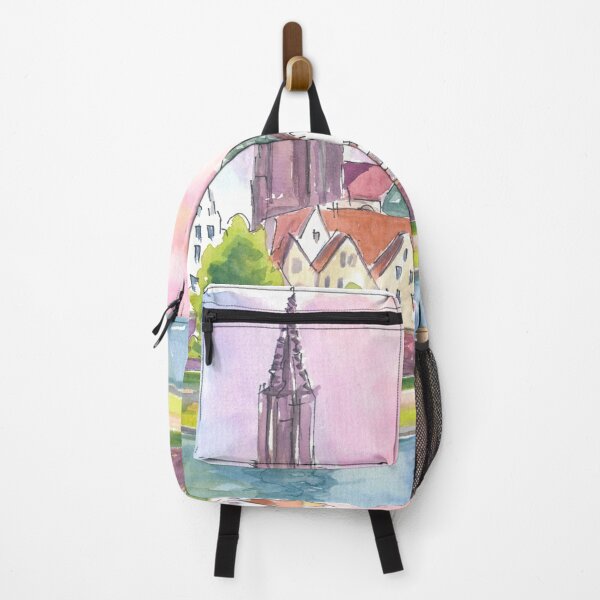 Item preview, Sunlit Skyline of Ulm Germany by the Riverside designed and sold by artshop77.