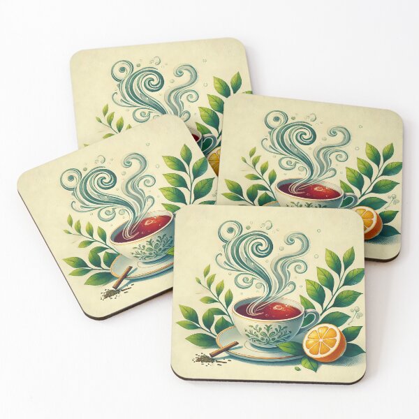 Aperçu de l'œuvre Le bonheur d'une tasse de thé chaud créée et vendue par Peelya.