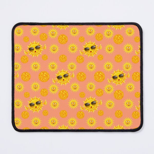 Item preview, Sunny Radiant Radiance: A cheerful pattern featuring sun faces with smiling expressions, radiating warmth and positivity. designed and sold by Camel & Quirk.