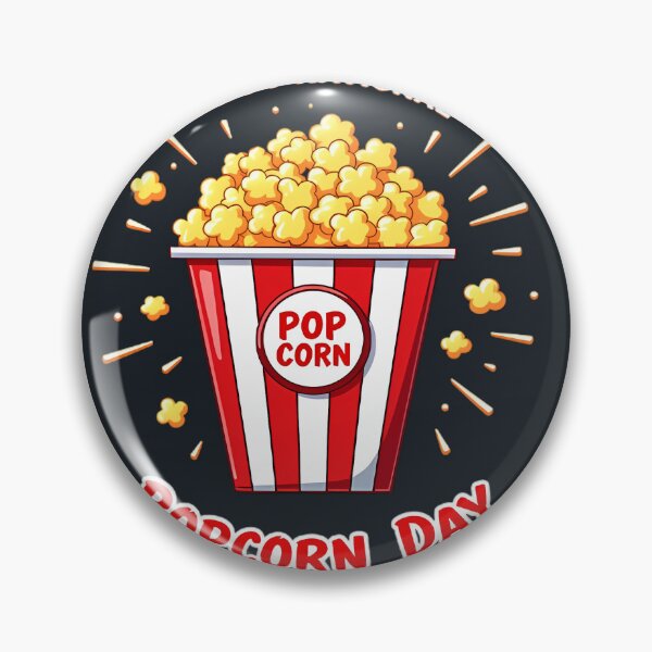 Item preview, Happy National Popcorn Day designed and sold by MakeIt-Tee-See.