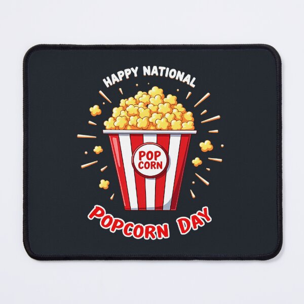 Item preview, Happy National Popcorn Day designed and sold by MakeIt-Tee-See.