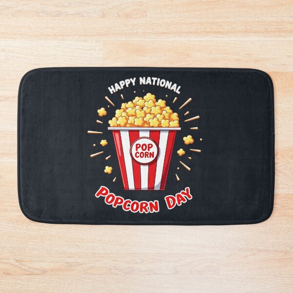 Item preview, Happy National Popcorn Day designed and sold by MakeIt-Tee-See.