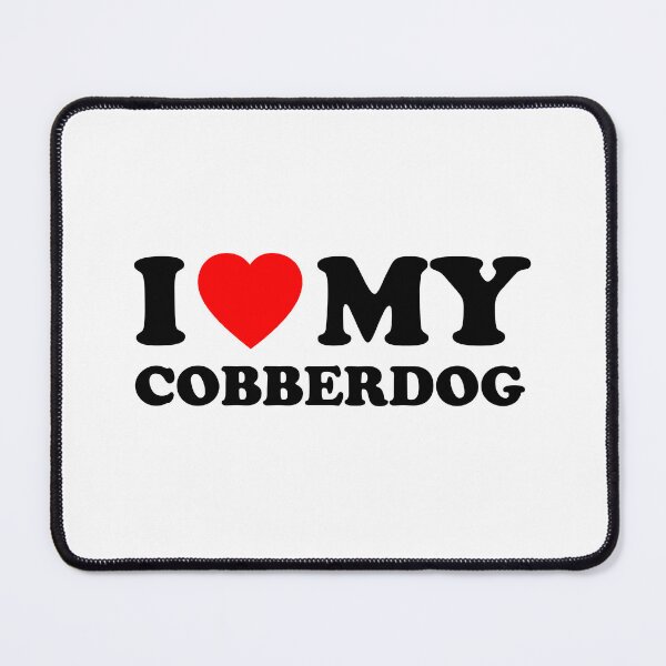 Item preview, I Love My Australian Cobberdog Heart Dog Gift designed and sold by Guarddogdrive.