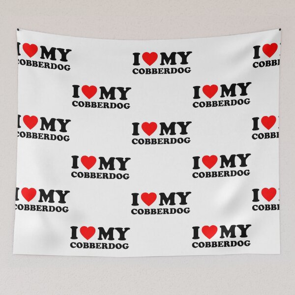 Item preview, I Love My  Australian Cobberdog Heart Dog Gift designed and sold by Guarddogdrive.