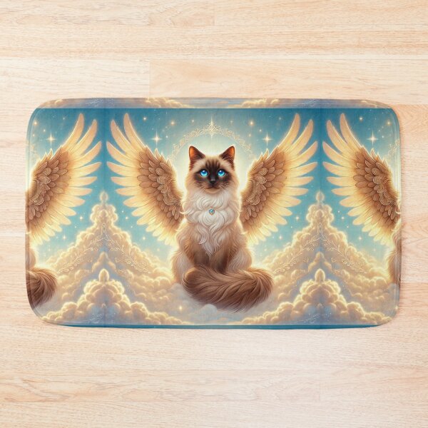 Item preview,  Angelic Siamese Cat: Celestial Grace designed and sold by Meta2Physical.