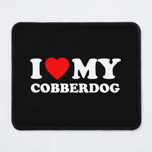 Item preview, I Love My Australian Cobberdog Heart Dog Gift designed and sold by Guarddogdrive.