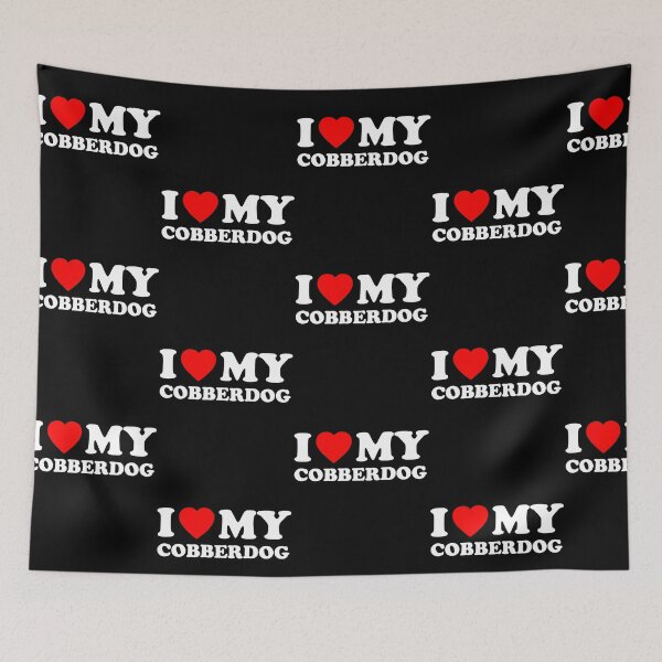 Item preview, I Love My  Australian Cobberdog Heart Dog Gift designed and sold by Guarddogdrive.