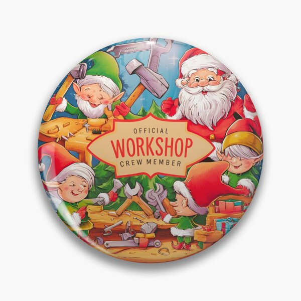 Artikelvorschau, Offizielles Workshop-Crew-Mitglied - Christmas Joy entworfen und verkauft von MSMPrintDesign.