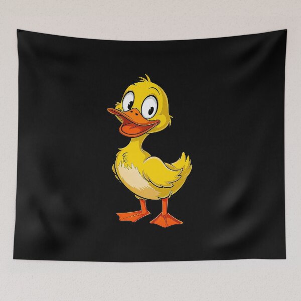 Item preview, Cartoon Duck Lovers Smiling Duck designed and sold by Amanda's Factory.