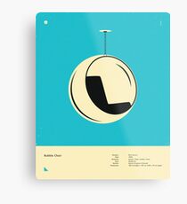 BUBBLE CHAIR (1968) Metal Print
