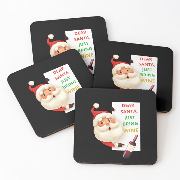 Item preview, Dear Santa, just bring wine designed and sold by BlissThreads.