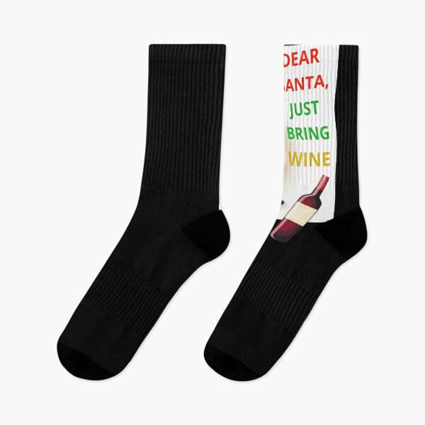 Item preview, Dear Santa, just bring wine designed and sold by BlissThreads.