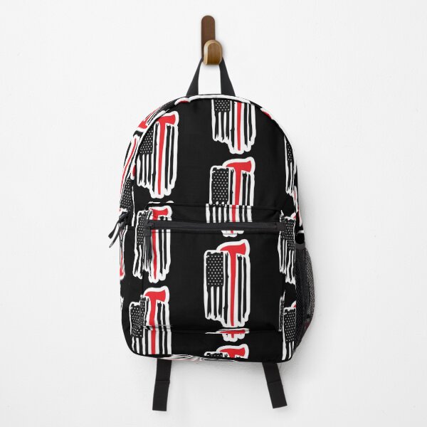Item preview, Firefighter Thin Red Line US Flag with Axe Design designed and sold by Creative Spark.