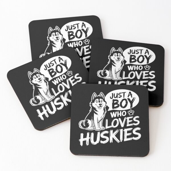 Item preview, Just A Boy Who Loves Huskies designed and sold by OskarArts.