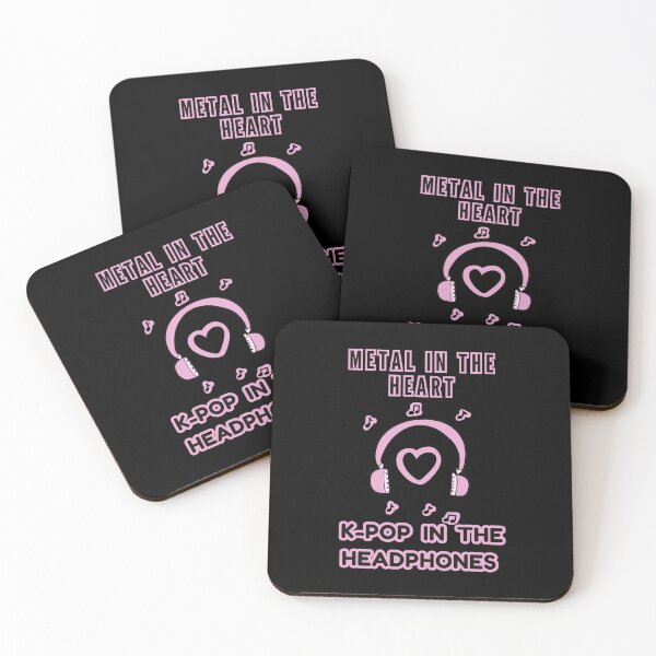Item preview, METAL IN THE HEART K-POP IN THE HEADPHONES designed and sold by HugSomeNettles.