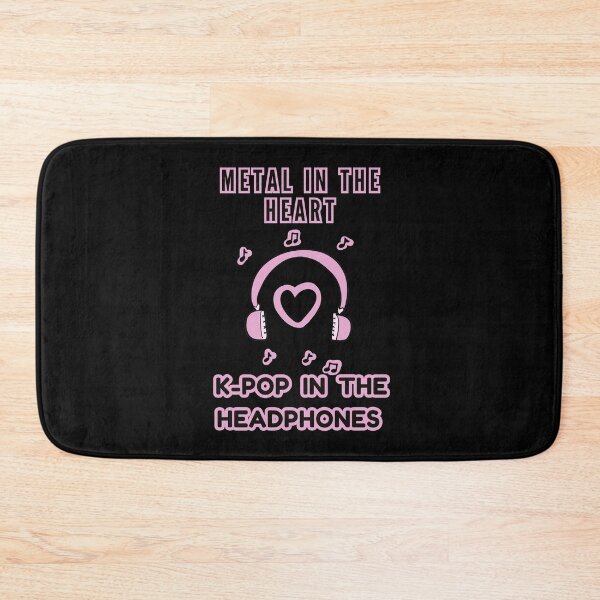 Item preview, METAL IN THE HEART K-POP IN THE HEADPHONES designed and sold by HugSomeNettles.