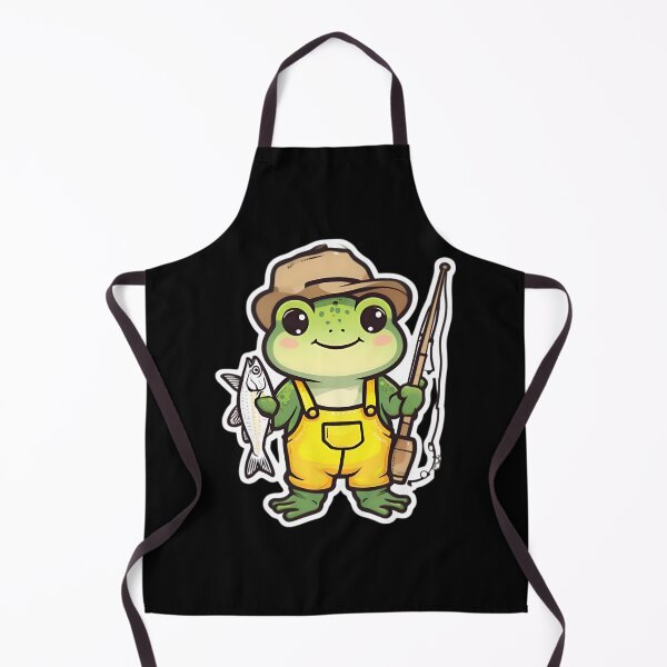 Item preview, A Cute Fisherman Frog designed and sold by DWorriBHappi.