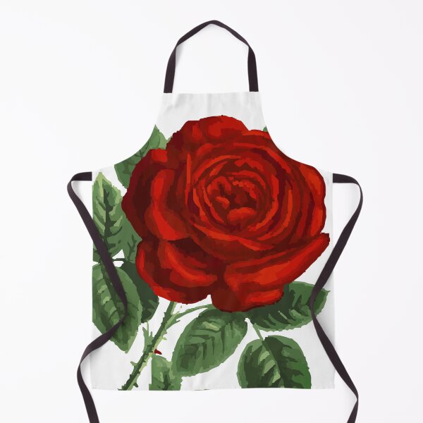 Item preview, Vintage Red Rose Flower Sticker – Timeless Love and Elegance designed and sold by QuteStuffHere.