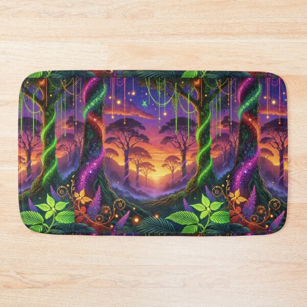Item preview, Twilight Glow: Enchanted Trees in a Magical Sunset" designed and sold by Meta2Physical.
