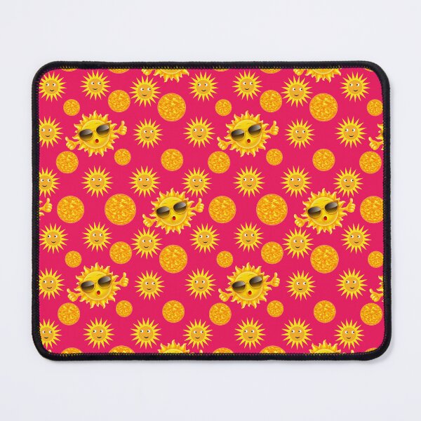 Item preview, Sunglasses and Smiles: A cheerful pattern featuring sun faces with smiling expressions, radiating warmth and positivity. designed and sold by Camel & Quirk.