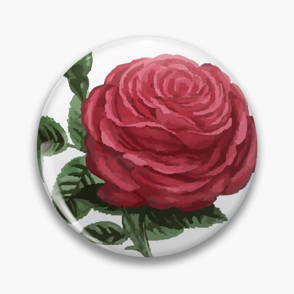 Item preview, Wine Red Rose Sticker for Valentines Day – Elegant and Passionate designed and sold by QuteStuffHere.