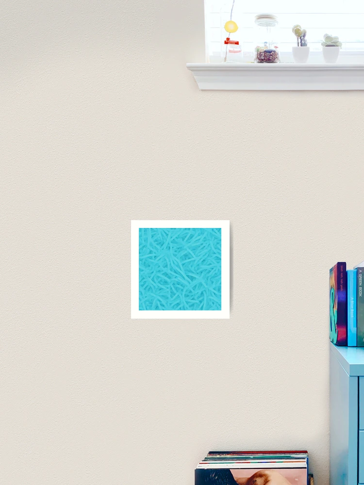 Thumbnail 2 of 3, Art Print, Translucent Blue Abstract Pattern designed and sold by Rui Fernandes.